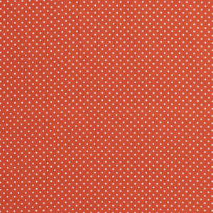 Popeline Punkte "orange"