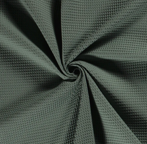 Waffelpiqué "altes grün"