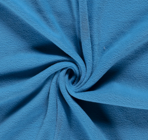 Faserpelz uni "mittelblau"