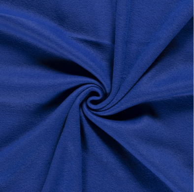 Faserpelz uni "blau"