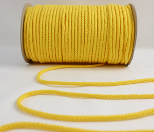 Kordel Baumwolle 5mm "gelb"
