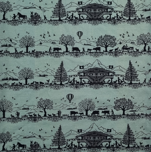 Jersey Scherenschnitt "mintgrün"