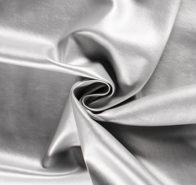 Kunstleder uni "silber"