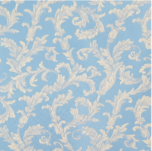 Jacquard Ornamente "hellblau"