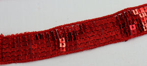 Paillettenborte 20mm "rot"