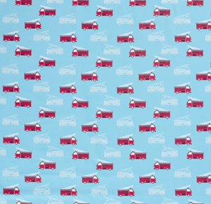 Jersey Feuerwehrautos "blau"
