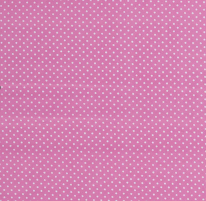 Popeline Punkte "rosa"
