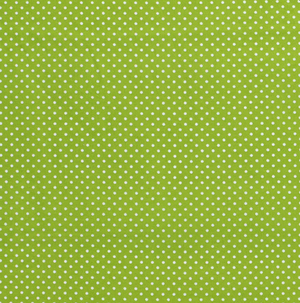 Popeline Punkte "limette"