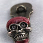 Knopf Totenkopf "farbig"