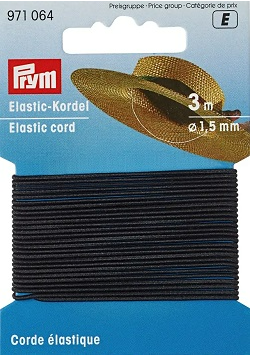 Prym Elastic-Kordel "schwarz"