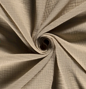 Musselin uni "beige"
