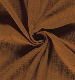 Musselin uni "karamell"