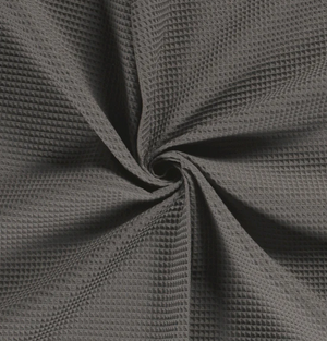 Waffelpiqué "dunkelgrau"