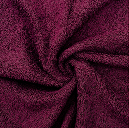 Frottee "bordeaux"