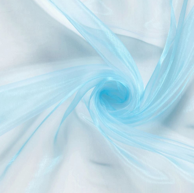 Organza "aqua"