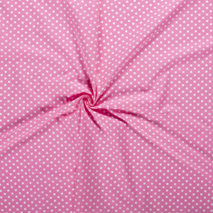 Popeline Punkte "rosa"