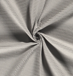 Waffelpiqué "hellgrau"