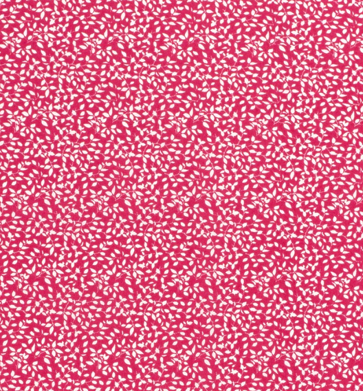 Popeline Blätter "fuchsia"