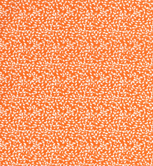 Popeline Blätter "orange"