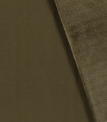 Alpenfleece uni "olivegrün"