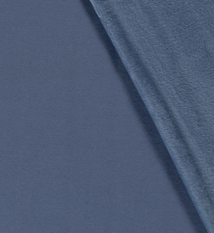 Alpenfleece uni "indigoblau"