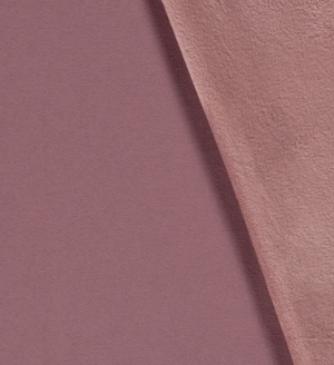 Alpenfleece uni "altrosa"