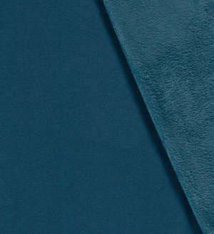 Alpenfleece uni "petrol"