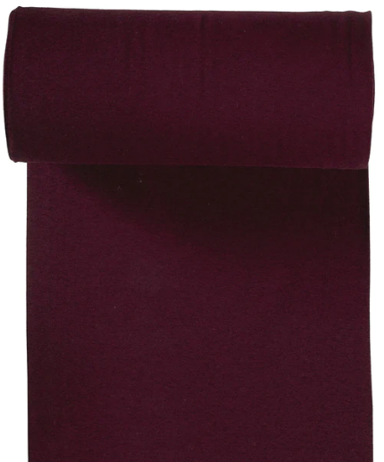Bündchen recycled "bordeaux"