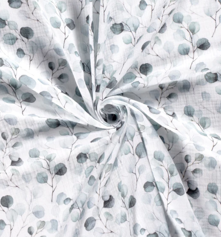 Musselin Eucalyptus "weiss"