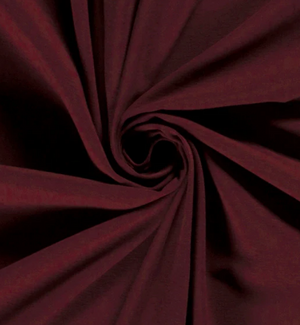 Baumwolle Jersey "bordeaux dunkel"