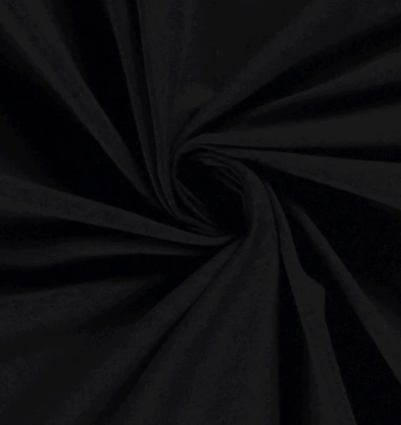 Baumwolle Jersey "schwarz"