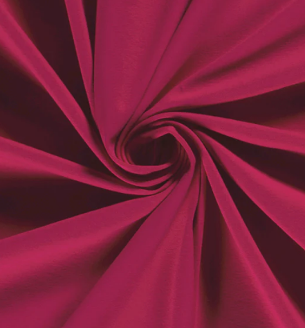 Baumwolle Jersey "dunkles fuchsia"