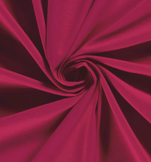 Baumwolle Jersey "dunkles fuchsia"