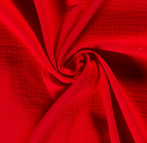 Musselin uni "rot"