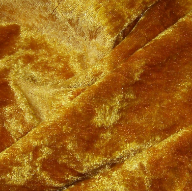 Pannesamt "dunkelgelb"