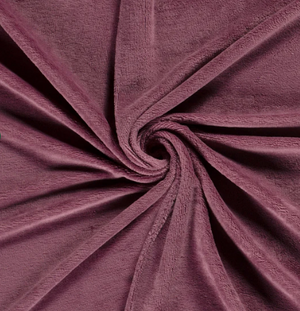 Bambus Fleece "altrosa"