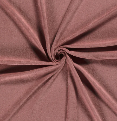 Frottee stretch "altrosa"