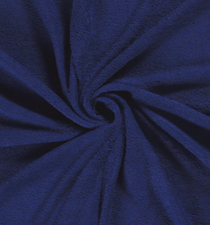 Frottee uni "blau"