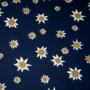Baumwolle Edelweiss "blau"