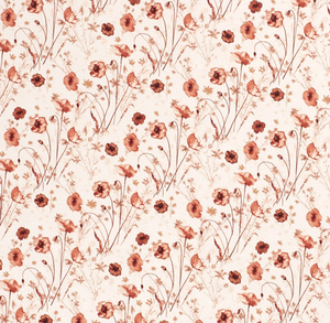 Jersey Blumen "écru"