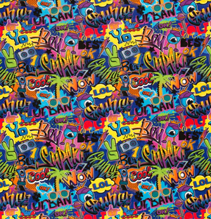 Sweat Graffiti "blau"