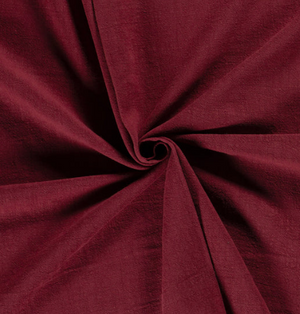 Ramie Leinen gewaschen "bordeaux"