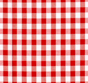 Popeline Karo "rot"