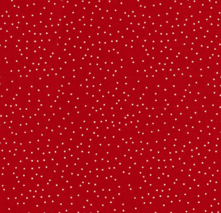 Popeline Punkte "rot"