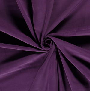 Feincord uni "aubergine"