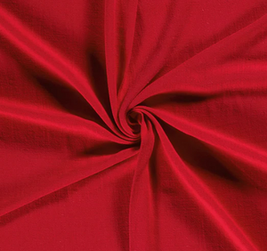Viskose-Leinen uni "rot"