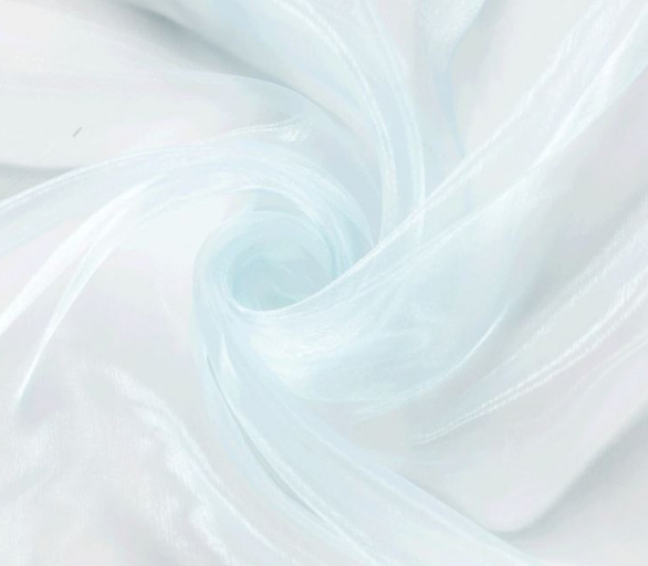 Organza "babyblau"