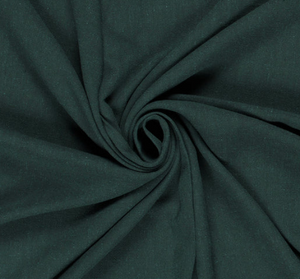 Viskose-Leinen uni "dunkelgrün"