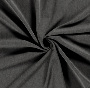 Gabardine uni "dunkelgrau"