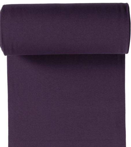 Bündchen "aubergine"